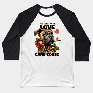 Cane Corso Valentine's day Baseball T-Shirt